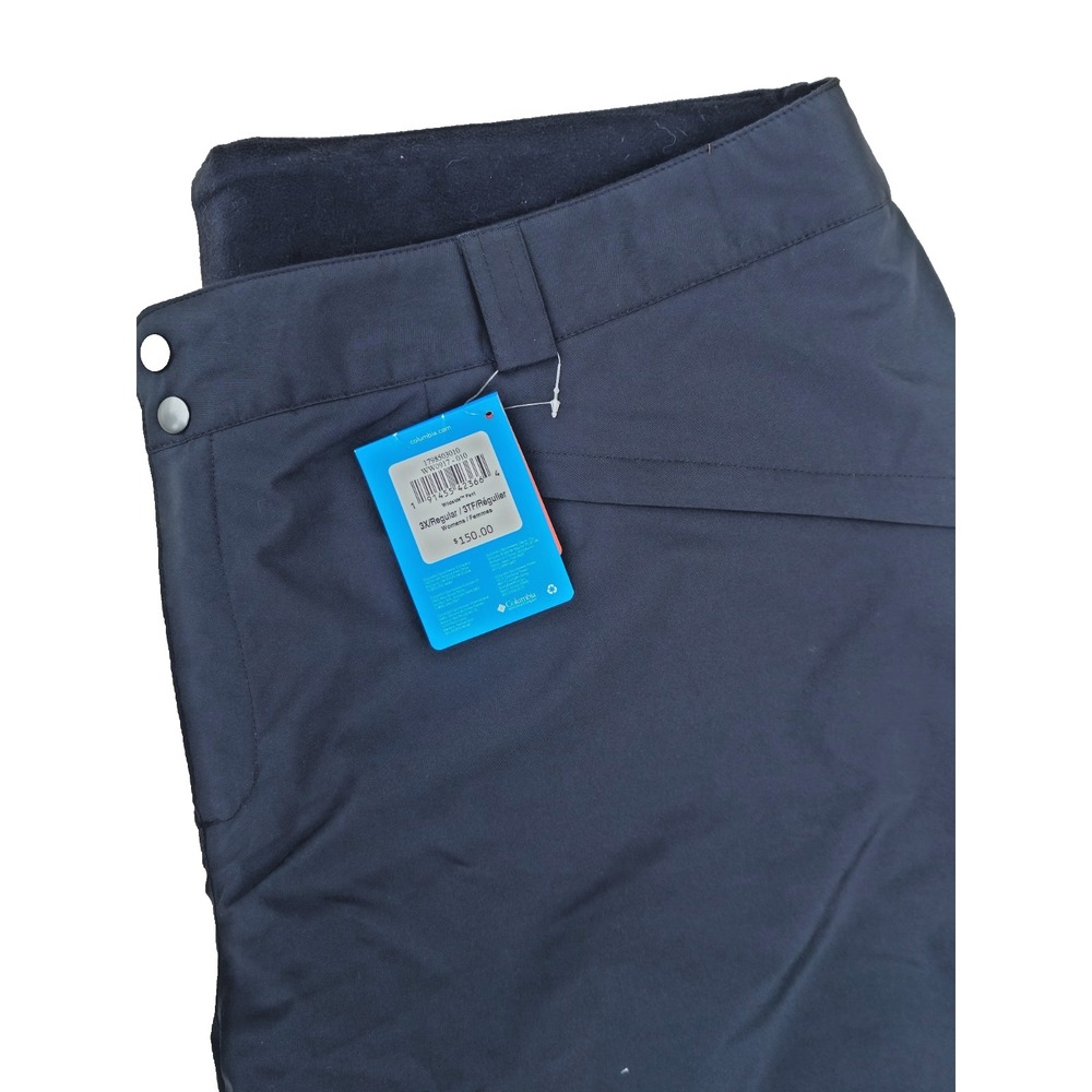Columbia Wildside Pant Women's 3X Omni-Tech Ski Snow Insulated Black NWT - Picture 5 of 12